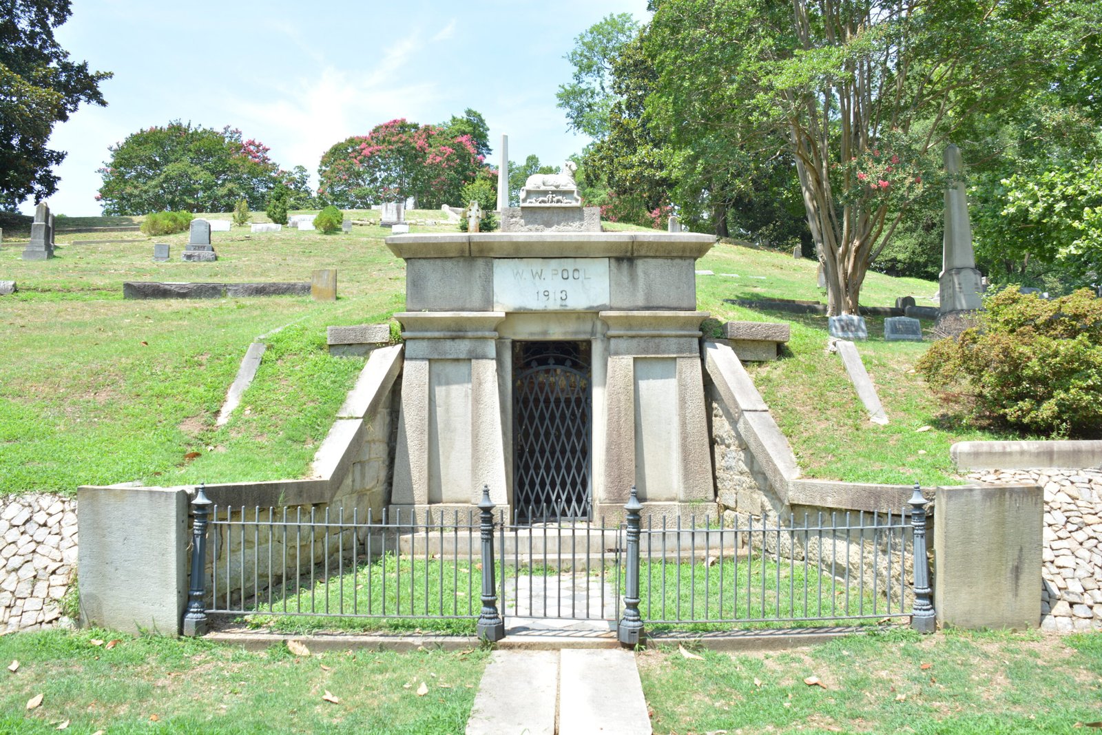 Pool Tomb The Pool Tomb at the Hollywood Cemetery as seen on a Historian Jane cemetery tour